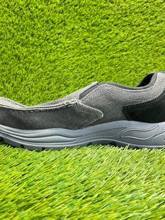 Skechers Arch Fit Motley Rolens Mens Size 8 Black Casual Slip On Loafer Shoes main image 9